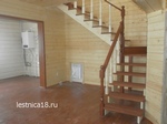 Расположение лестницы в комнате.